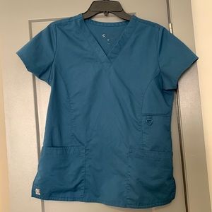 Eon blue scrub set size small